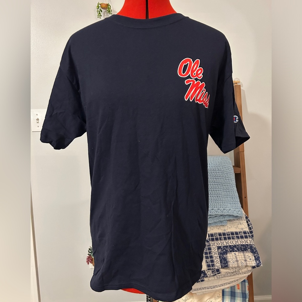 T-Shirt, navy, ole miss, size M